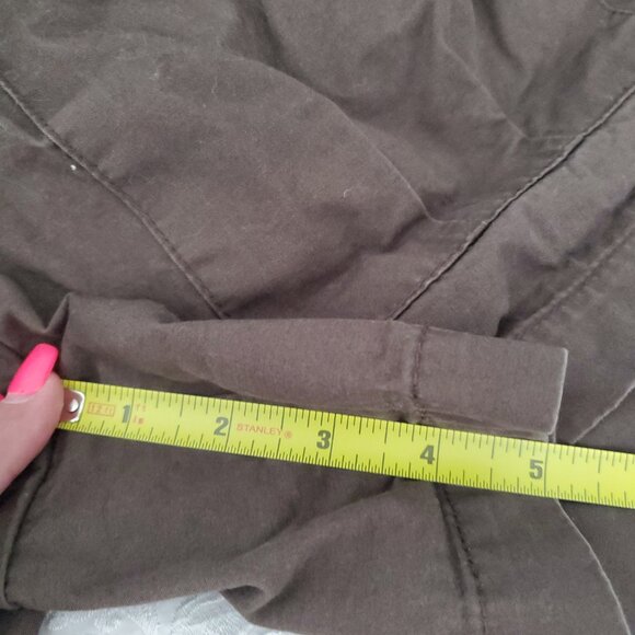 100% COTTON CARGO SHORTS Chocolate Brown SZ 6 - Picture 10 of 16